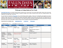 Tablet Screenshot of falun-ny.net